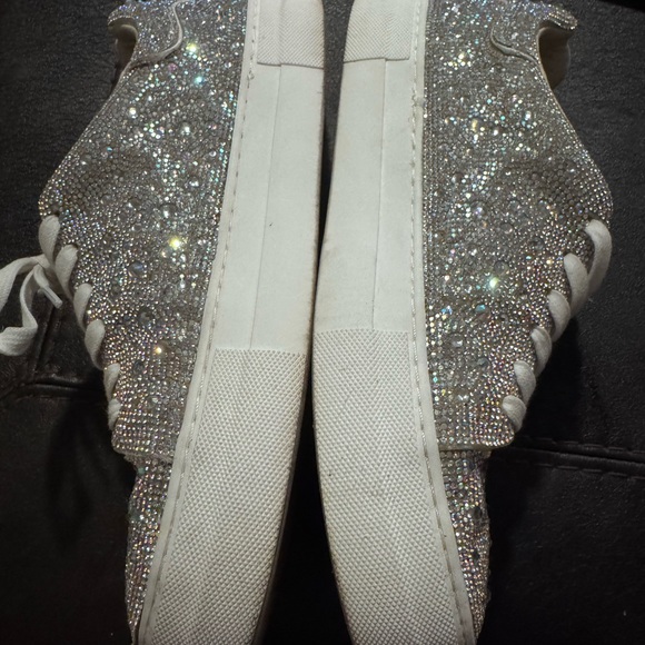 Rhinestone sneakers by Betsy Johnson - Picture 6 of 8